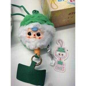 Baby Three BB3 Phone Lanyard Confirmed Green Frog Plush Phone Strap NEW‎
